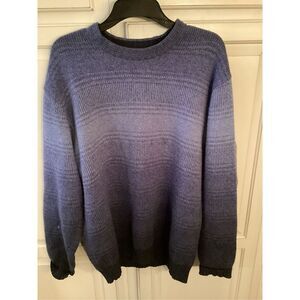 Dalmine Wool Cashmere Crew Neck Sweater Sz L Made in Italy